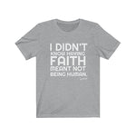 I Didn't Know Having Faith Meant Not Being Human